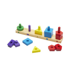 Melissa & Doug Stack And Sort Board Img 1 | Toyworld