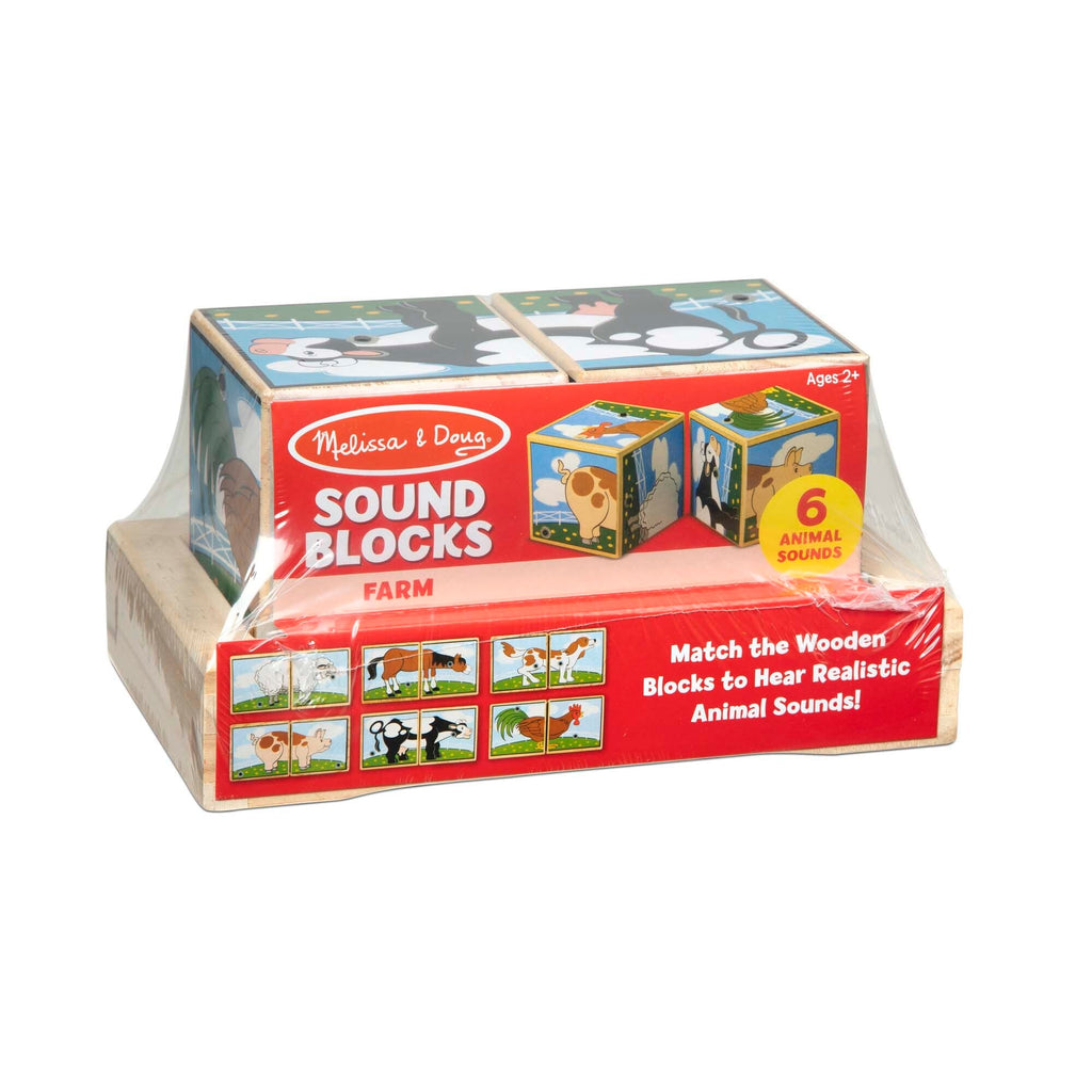 Melissa & Doug Farm Sound Blocks - Toyworld