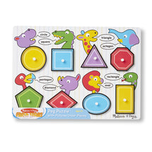 Melissa & Doug Peg Puzzle Shapes - Toyworld