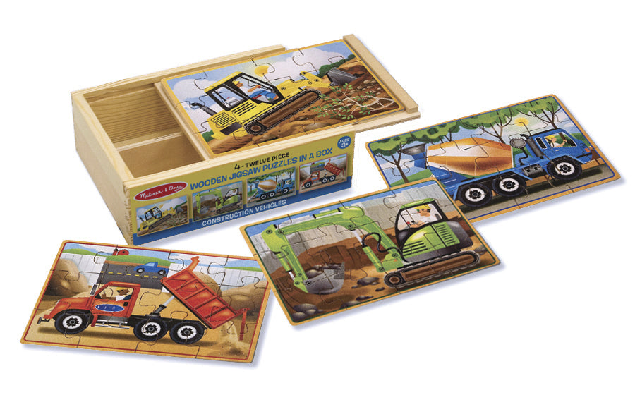 Melissa & Doug Construction Puzzle In A Box - Toyworld