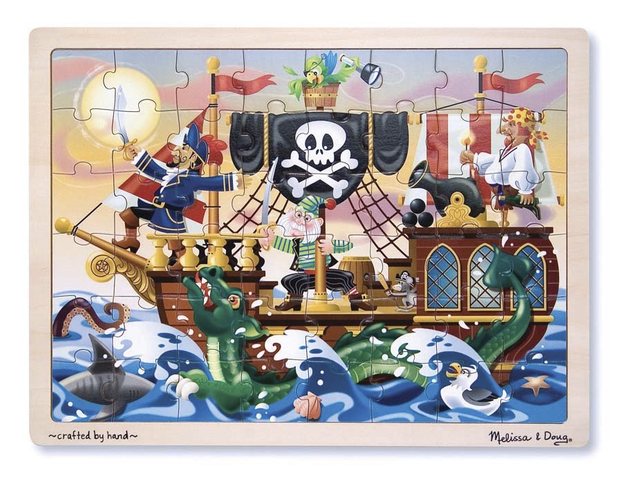 Melissa & Doug Pirate Adventure Puzzle - Toyworld