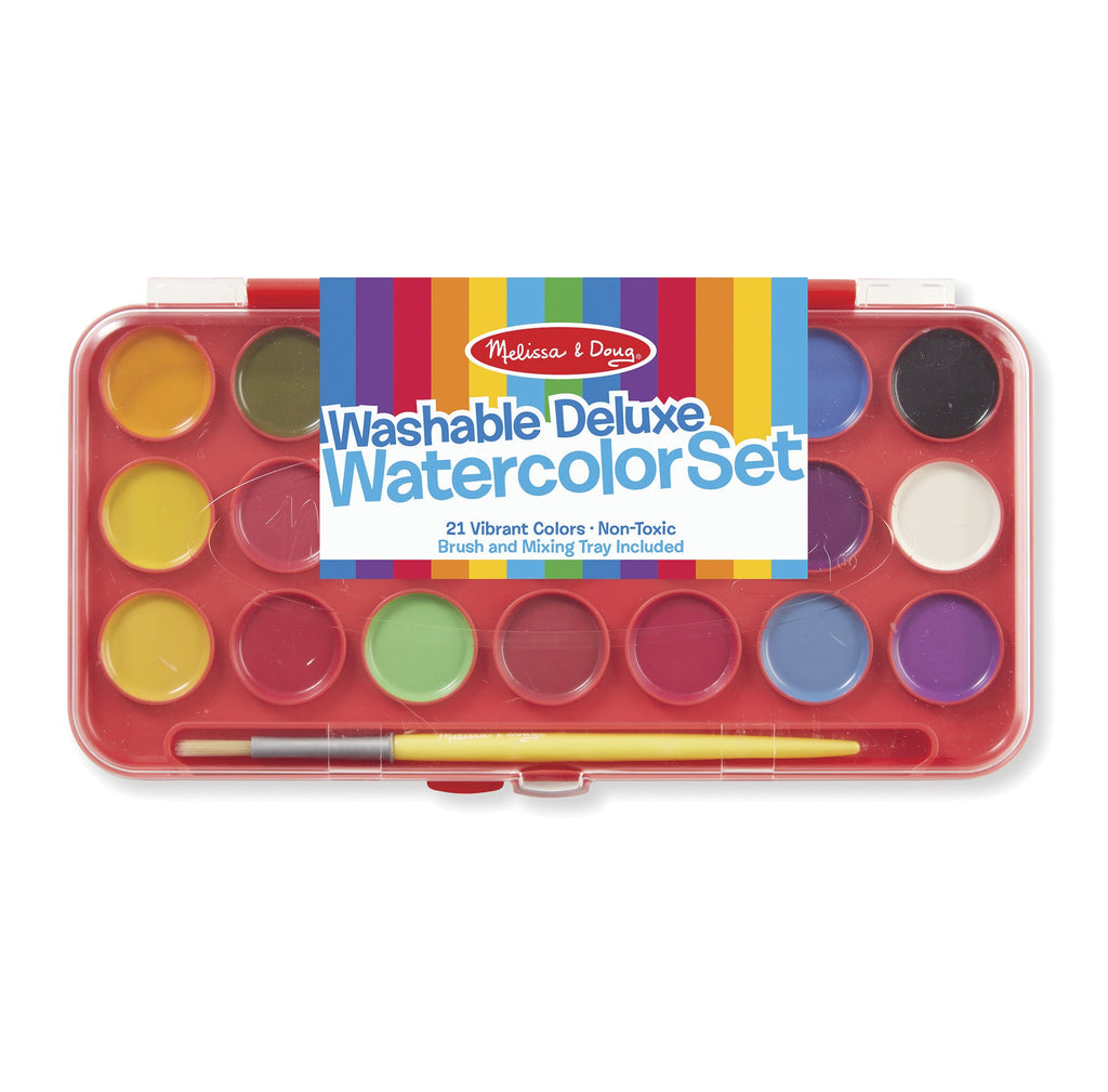 Melissa & Doug Deluxe Watercolor Paint Set - Toyworld