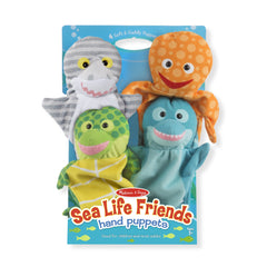 Melissa Doug Hand Puppets Sea Life Friends - Toyworld