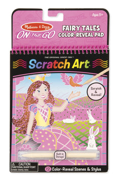 Melissa & Doug On The Go Scratch Art Fairy Tale - Toyworld