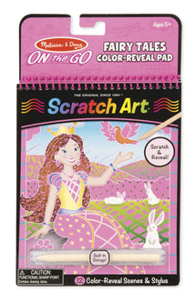 Melissa & Doug On The Go Scratch Art Fairy Tale - Toyworld