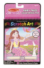 Melissa & Doug On The Go Scratch Art Fairy Tale - Toyworld