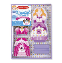 Melissa & Doug Crowns & Gowns Magnetic Dress Up - Toyworld