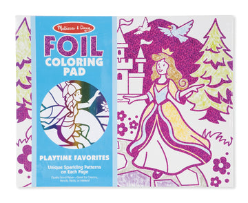 Melissa & Doug Foil Colouring Pad Playtime Favourites - Toyworld