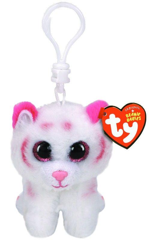 Ty Beanie Boos Clip On Tabor Pinkwhite Tiger - Toyworld