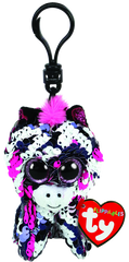 Ty Beanie Boo Clip On Sequin Zoey Pink Zebra - Toyworld