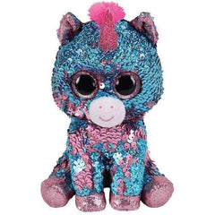 Beanie Boos - Regular Sequins Celeste Aqua Pink Unicorn | Toyworld