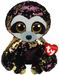 Ty Beanie Boo Medium Sequins Dangler Sloth - Toyworld