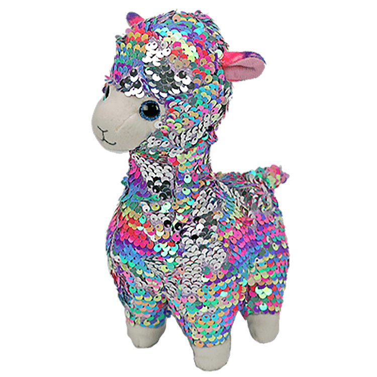 Beanie Boos Medium Sequins Lola Llama | Toyworld