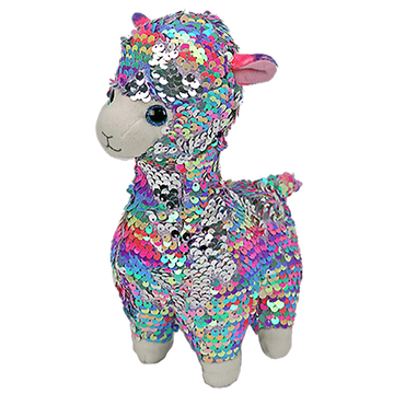 Beanie Boos Medium Sequins Lola Llama | Toyworld