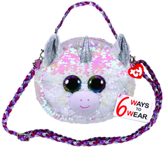 Ty Beanie Boo Sequins Purse Diamond Unicorn - Toyworld