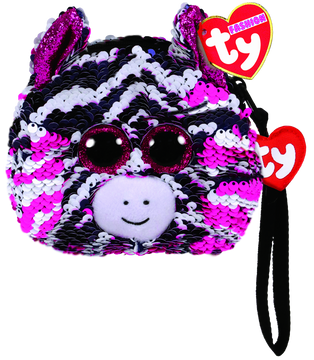 Ty Fashion Sequin Wristlets Zoey The Zebra - Toyworld