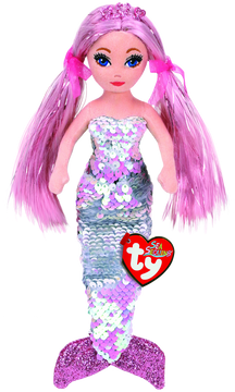 Ty Mermaids Sequins Pink Mermaid - Toyworld