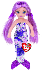 Ty Mermaids Sequins Purple Mermaid - Toyworld