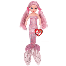 Ty Mermaids Sequin Cora Foil Pink Medium Mermaid | Toyworld