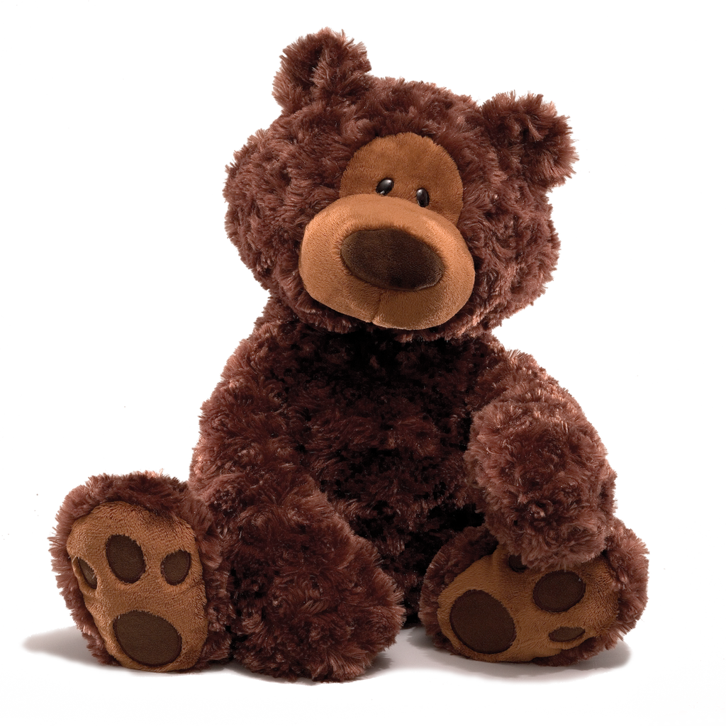 Gund Philbin Dark Brown Bear - Toyworld