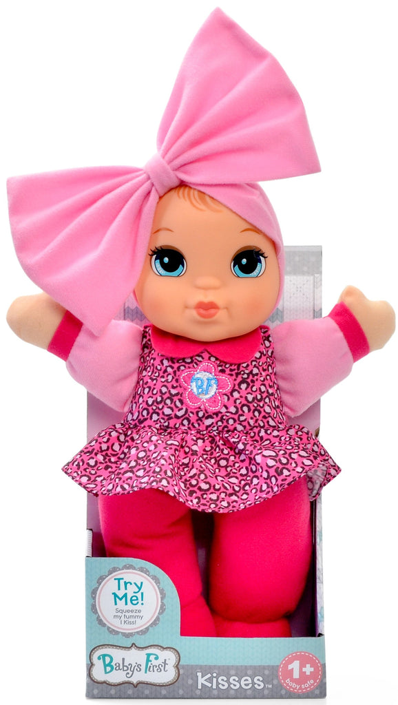 Baby's First Kisses Doll Pink Dress - Toyworld