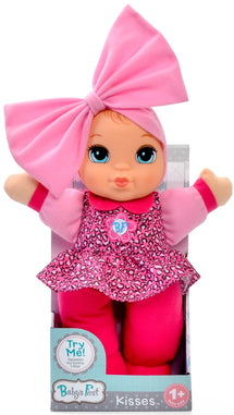 Baby's First Kisses Doll Pink Dress - Toyworld