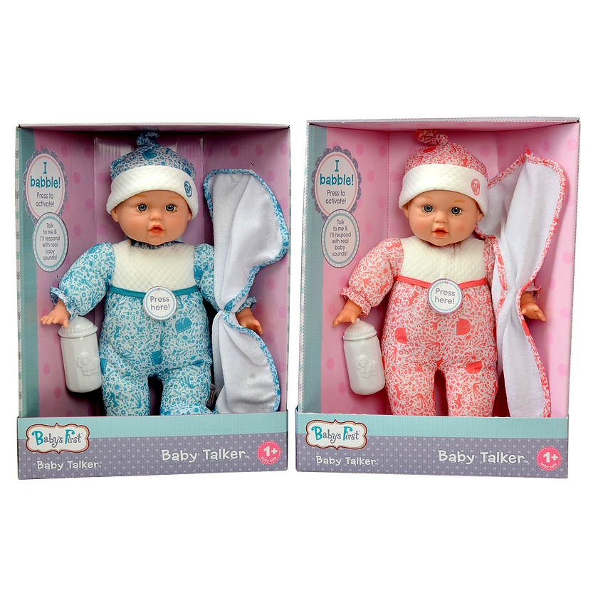 Baby's First Baby Talker Blue - Toyworld