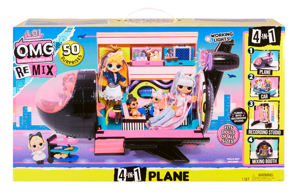 Lol Surprise Omg Remix Plane - Toyworld