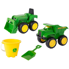 John Deere Sandbox Tractor And Dumper With Bucket Img 1 | Toyworld