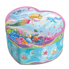 Princessmermaid Heart Shaped Jewellery Box Assorted Styles Img 1 - Toyworld