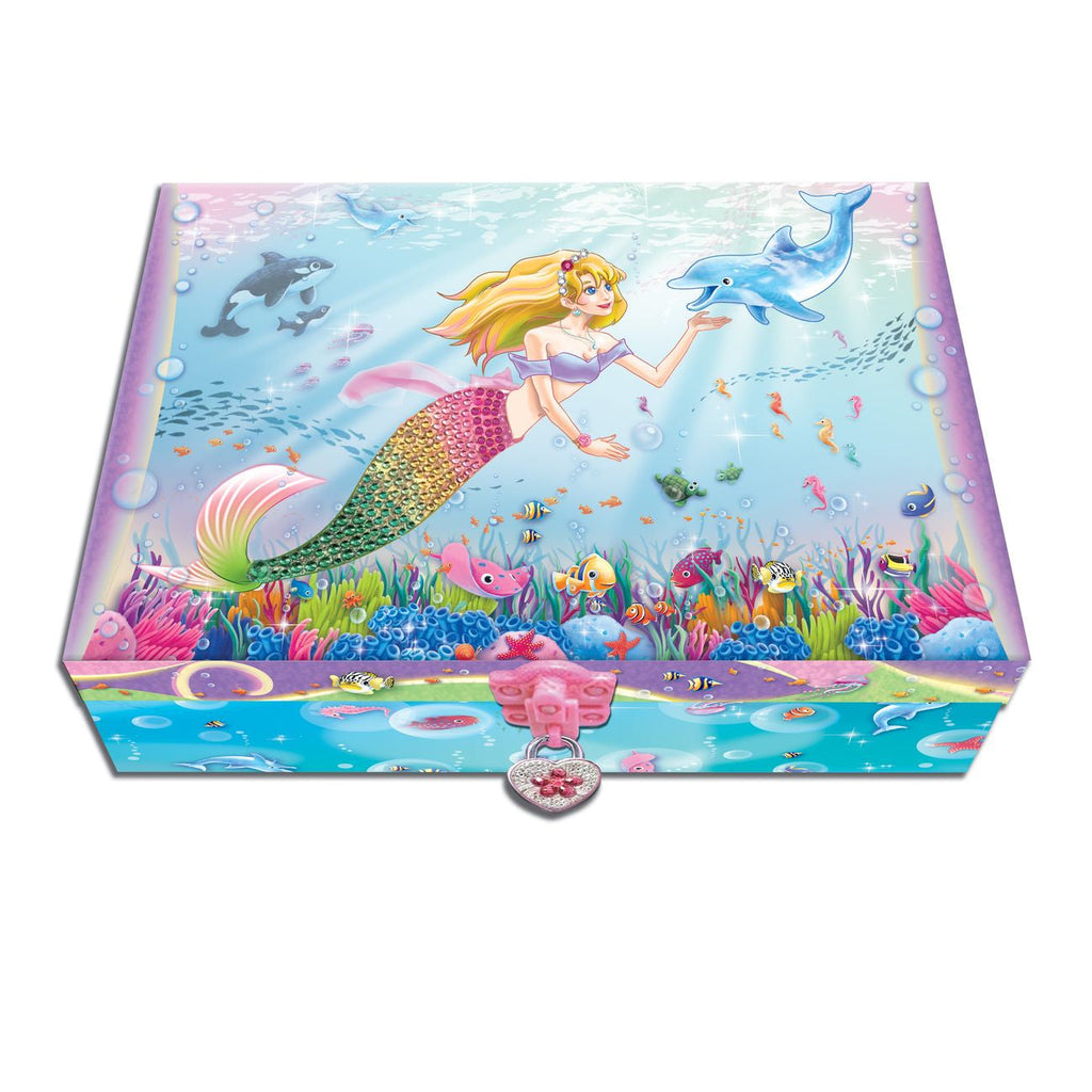 Princessmermaid Trinket Box With Lock Assorted Styles - Toyworld