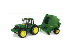 John Deere Big Farm Tractor With Baler Img 1 | Toyworld