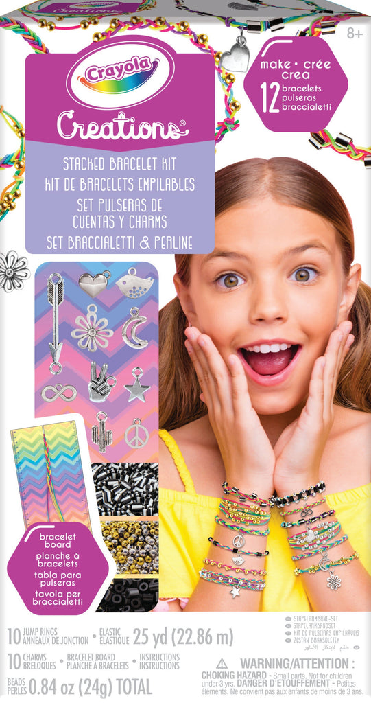 CRAYOLA CREATIONS STACKED BRACELET KIT