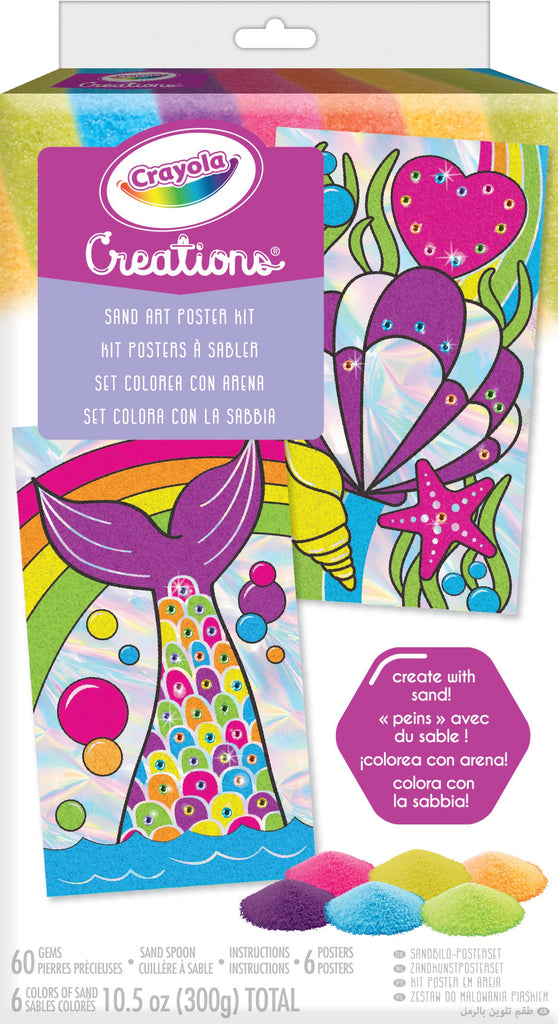 CRAYOLA CREATIONS SAND ART POSTER KIT