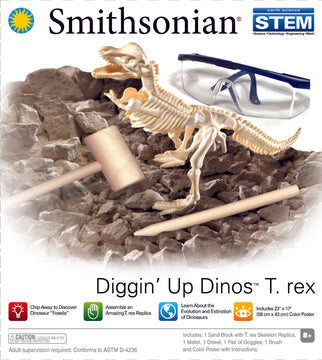 Smithsonian Diggin Up Dinos TRex - Toyworld