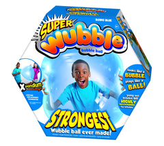 Super Wubble Bubble Ball Blue - Toyworld