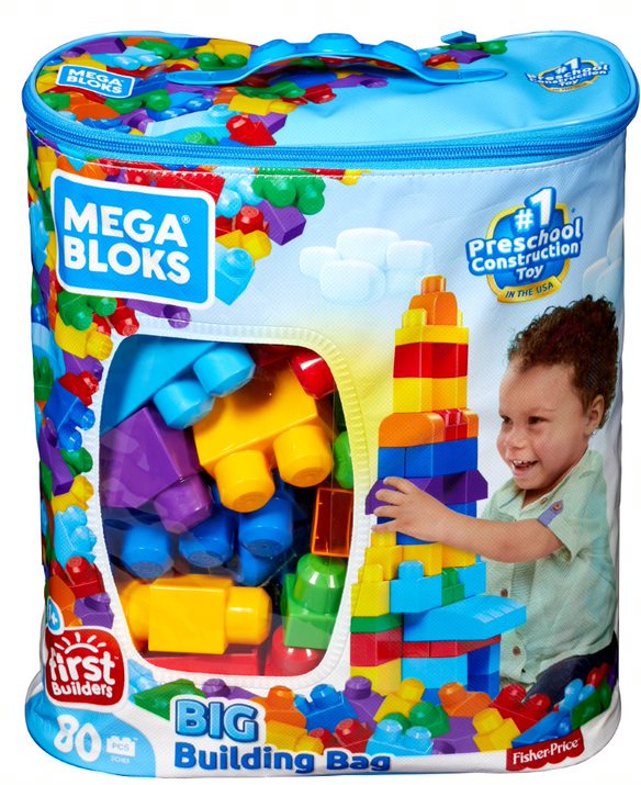 Mega Bloks Big Building Bag - Toyworld