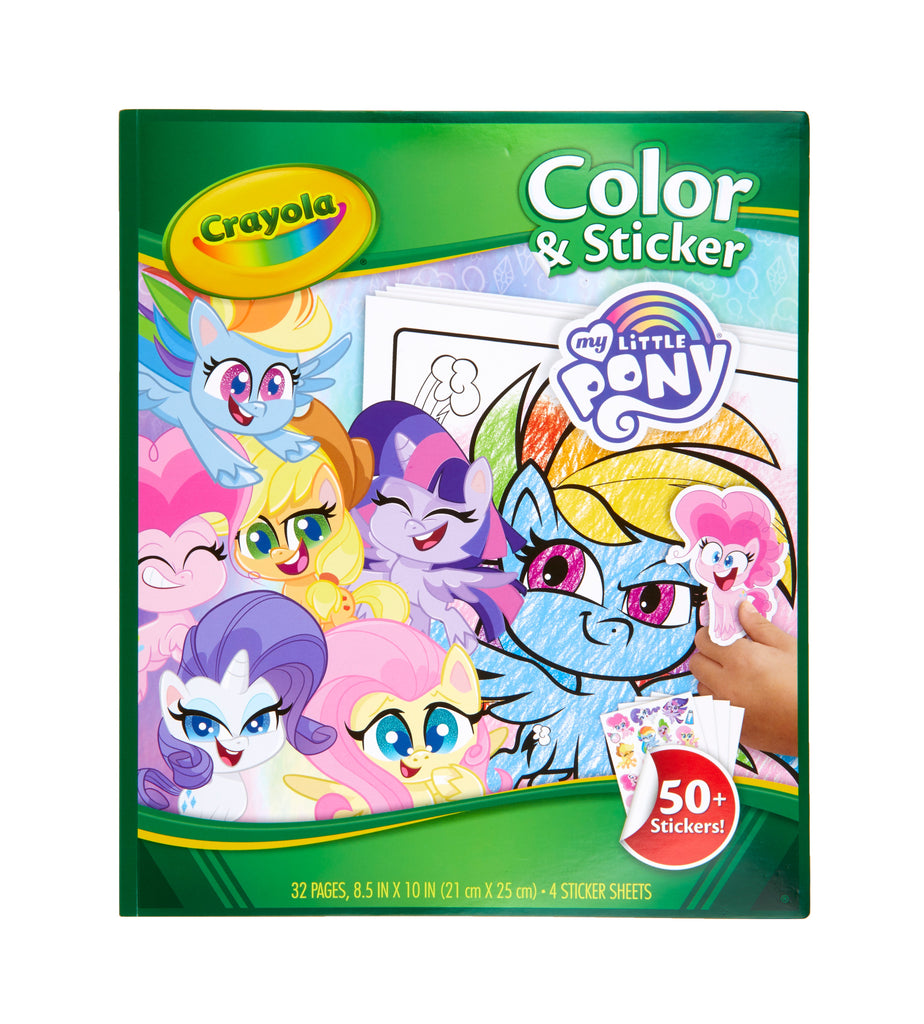 Crayola Color And Sticker Book My Little Pony | Toyworld