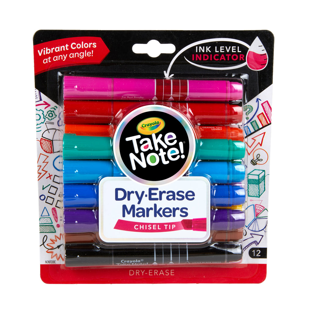 Crayola Take Note Whiteboard Markers - Toyworld