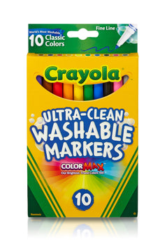 Crayola Ultra Clean Washable Fine Line Markers - Toyworld