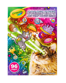 Crayola Cosmic Cats Coloring And Sticker Book | Toyworld