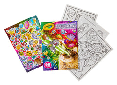 Crayola Cosmic Cats Coloring And Sticker Book Img 1 | Toyworld