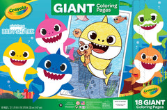 Crayola Giant Coloring Pages Baby Shark Img 1 - Toyworld