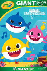 Crayola Giant Coloring Pages Baby Shark - Toyworld