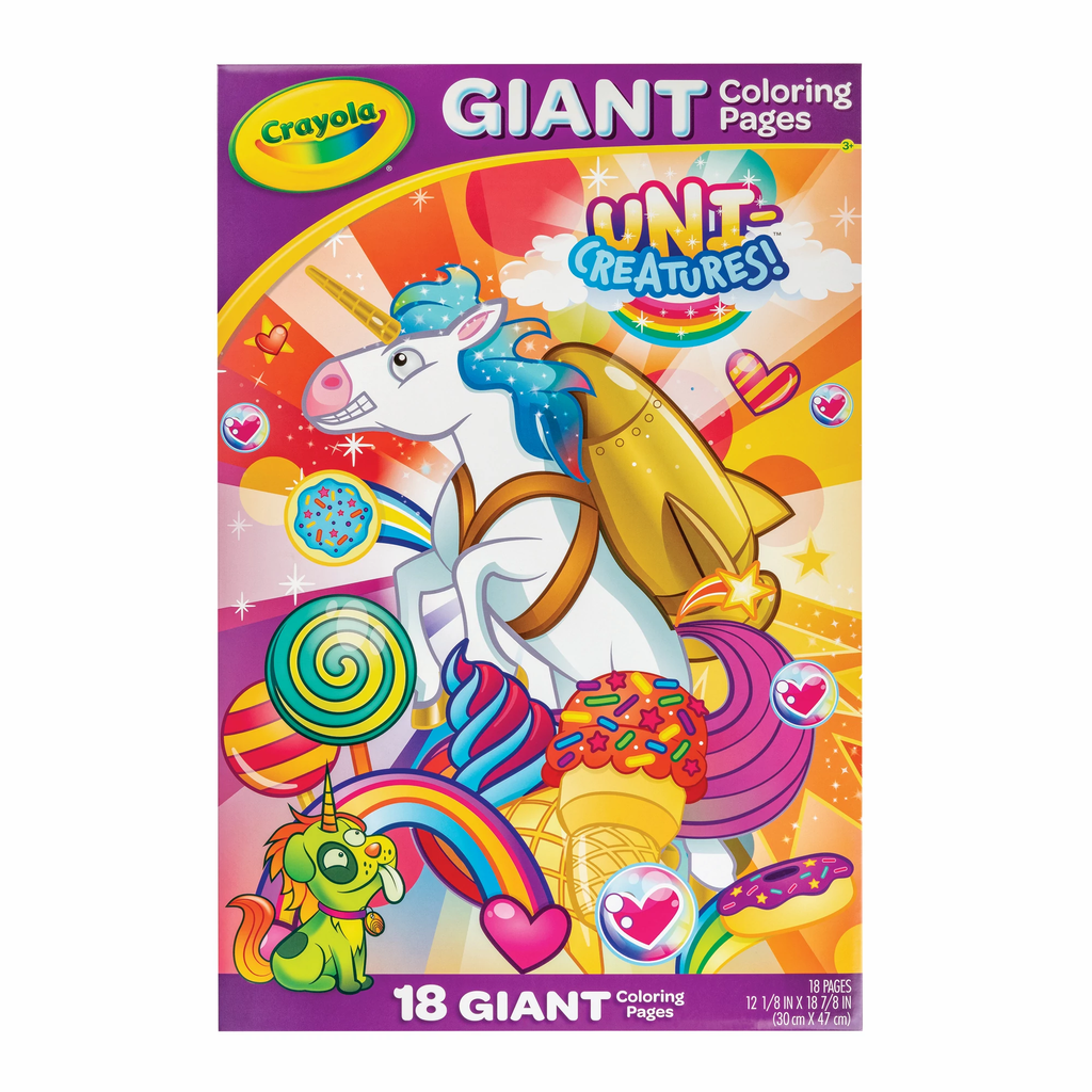 Crayola Giant Coloring Pages Uni Creatures - Toyworld