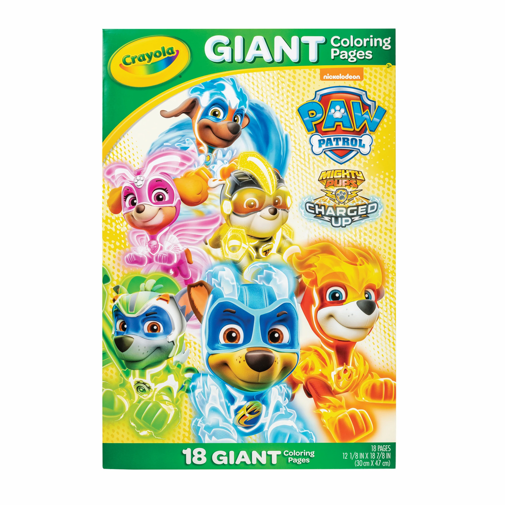 Crayola Giant Coloring Pages Paw Patrol - Toyworld