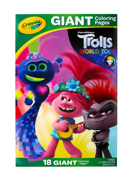 Crayola Giant Coloring Pages Trolls 2 - Toyworld