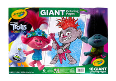 Crayola Giant Coloring Pages Trolls 2 Img 1 - Toyworld