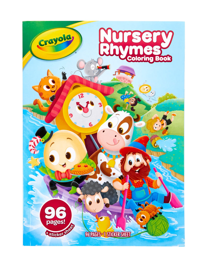 Crayola Nursery Rhymes Coloring Book - Toyworld