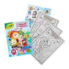 Crayola Nursery Rhymes Coloring Book Img 3 - Toyworld